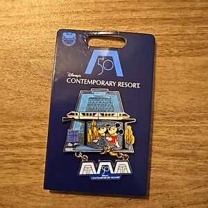 Disney World 50th Anniversary Contemporary Resort Pin